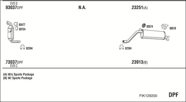 Fonos FIK129200 - Система випуску ОГ autocars.com.ua