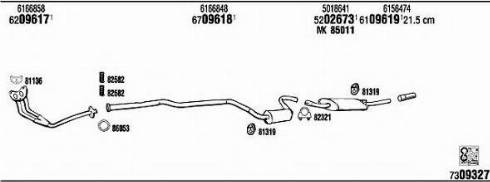 Fonos FO31282 - Система випуску ОГ autocars.com.ua