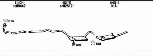 Fonos FO31401 - Система випуску ОГ autocars.com.ua