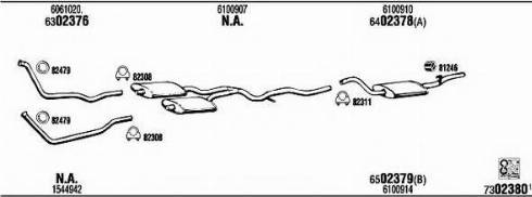 Fonos FO61412A - Система випуску ОГ autocars.com.ua