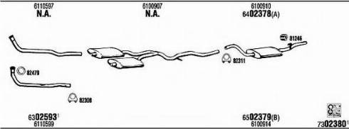 Fonos FO61626A - Система випуску ОГ autocars.com.ua