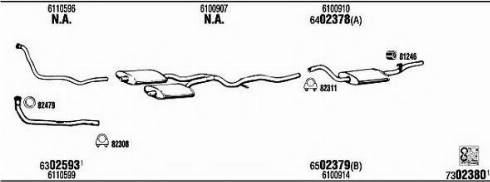 Fonos FO61627 - Система випуску ОГ autocars.com.ua