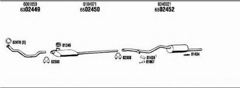 Fonos FO80321A - Система випуску ОГ autocars.com.ua