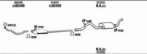 Fonos FO80416A - Система випуску ОГ autocars.com.ua