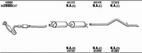 Fonos FOH16101 - Система випуску ОГ autocars.com.ua