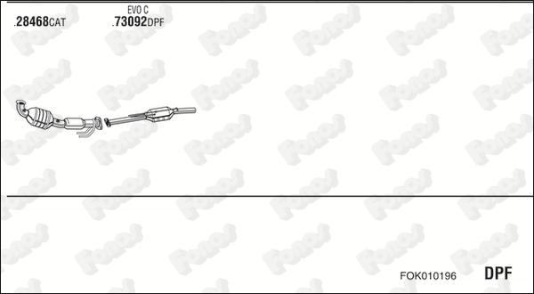 Fonos FOK010196 - Система випуску ОГ autocars.com.ua