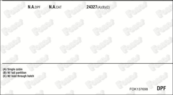 Fonos FOK137698 - Система випуску ОГ autocars.com.ua