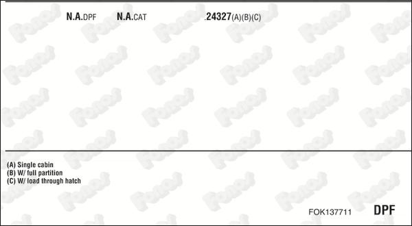 Fonos FOK137711 - Система випуску ОГ autocars.com.ua