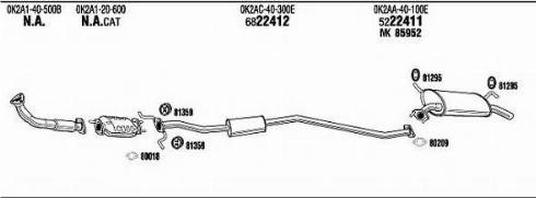 Fonos KI20500 - Система випуску ОГ autocars.com.ua