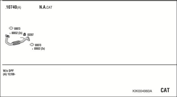 Fonos KIK004960A - Система випуску ОГ autocars.com.ua