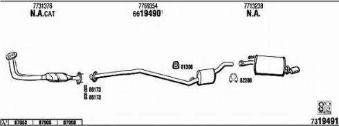 Fonos LN10027 - Система випуску ОГ autocars.com.ua