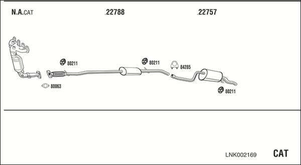 Fonos LNK002169 - Система випуску ОГ autocars.com.ua