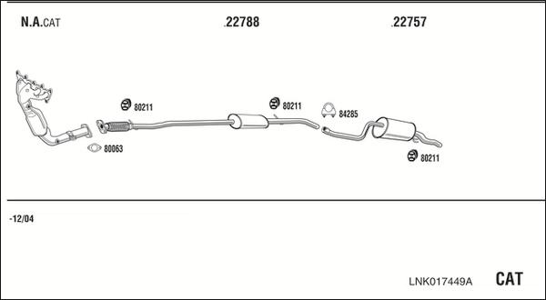 Fonos LNK017449A - Система випуску ОГ autocars.com.ua