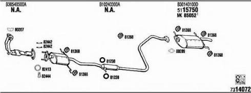 Fonos MA12100A - Система випуску ОГ autocars.com.ua