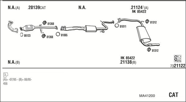 Fonos MA41200 - Система випуску ОГ autocars.com.ua