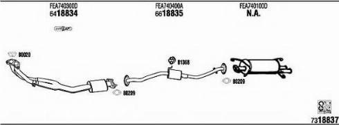 Fonos MA70003 - Система випуску ОГ autocars.com.ua