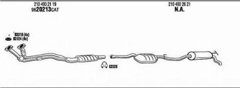 Fonos MB30078 - Система випуску ОГ autocars.com.ua