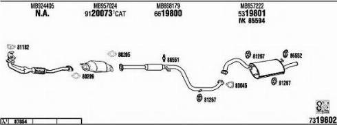 Fonos MI41033 - Система випуску ОГ autocars.com.ua