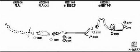 Fonos MI61541 - Система випуску ОГ autocars.com.ua