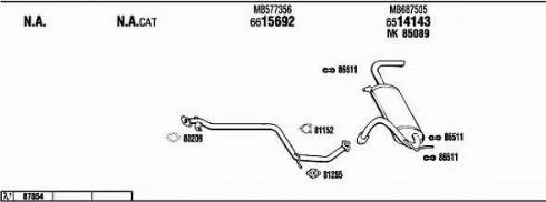 Fonos MI61556 - Система випуску ОГ autocars.com.ua