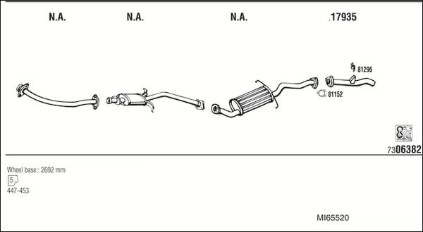 Fonos MI65520 - Система випуску ОГ autocars.com.ua