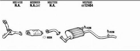 Fonos MI65524 - Система випуску ОГ autocars.com.ua