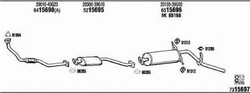 Fonos NI80703 - Система випуску ОГ autocars.com.ua