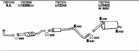Fonos RE20160 - Система випуску ОГ autocars.com.ua