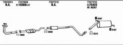 Fonos RE20169 - Система випуску ОГ autocars.com.ua
