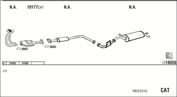 Fonos RE57015 - Система випуску ОГ autocars.com.ua