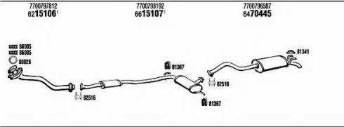 Fonos RE72116 - Система випуску ОГ autocars.com.ua