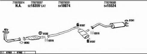 Fonos RE72143 - Система випуску ОГ autocars.com.ua