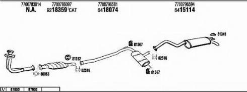 Fonos RE72148A - Система випуску ОГ autocars.com.ua