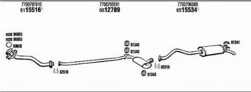 Fonos RE72161 - Система випуску ОГ autocars.com.ua