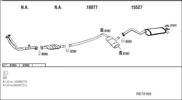 Fonos RE72169 - Система випуску ОГ autocars.com.ua