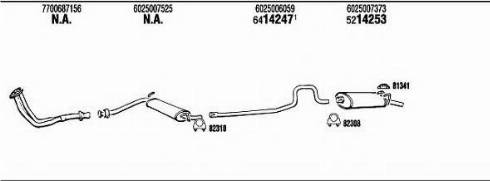 Fonos RE93214 - Система випуску ОГ autocars.com.ua
