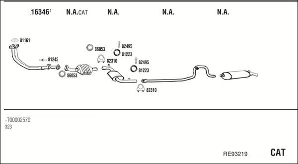 Fonos RE93219 - Система випуску ОГ autocars.com.ua