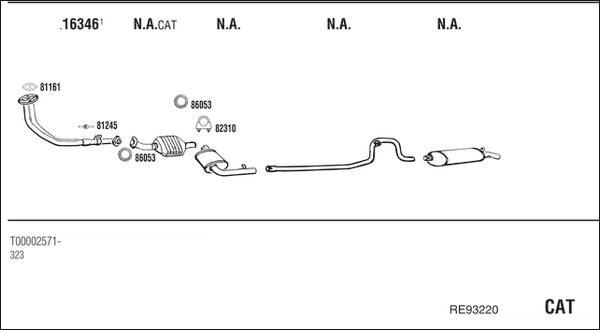Fonos RE93220 - Система випуску ОГ autocars.com.ua