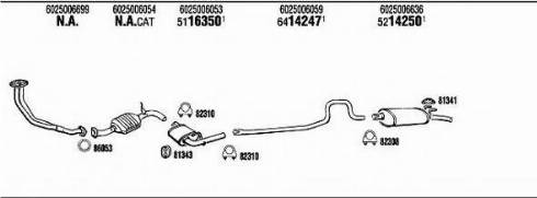 Fonos RE93222 - Система випуску ОГ autocars.com.ua