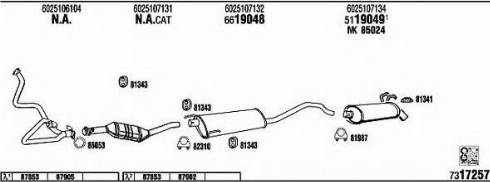 Fonos RE93236 - Система випуску ОГ autocars.com.ua