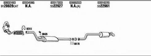 Fonos RE93302 - Система випуску ОГ autocars.com.ua