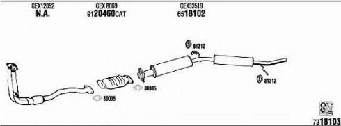 Fonos RV10003 - Система випуску ОГ autocars.com.ua
