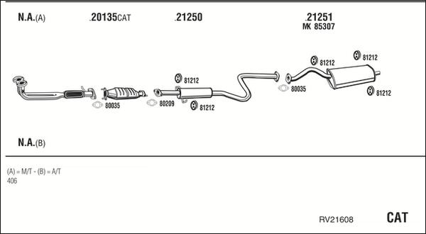 Fonos RV21608 - Система выпуска ОГ autodnr.net