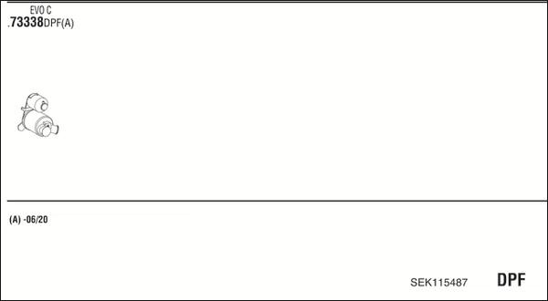 Fonos SEK115487 - Система випуску ОГ autocars.com.ua