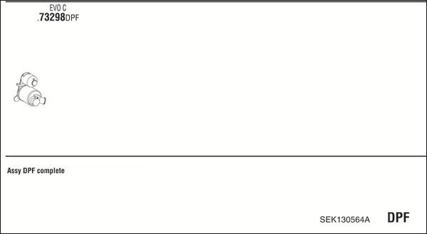 Fonos SEK130564A - Система випуску ОГ autocars.com.ua