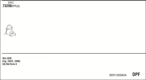 Fonos SEK130582A - Система випуску ОГ autocars.com.ua