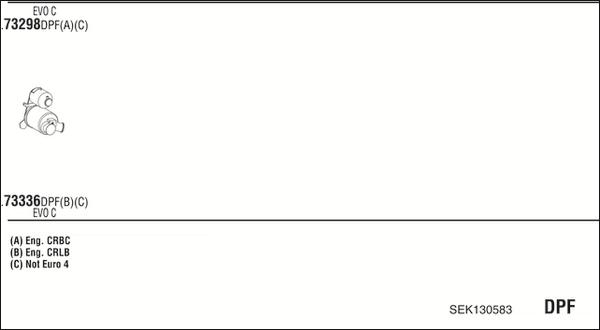 Fonos SEK130583 - Система випуску ОГ autocars.com.ua