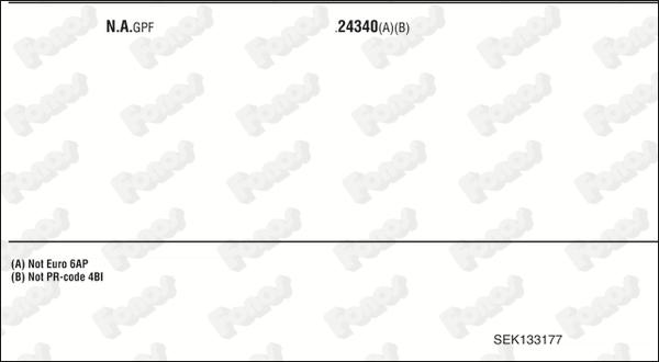 Fonos SEK133177 - Система випуску ОГ autocars.com.ua
