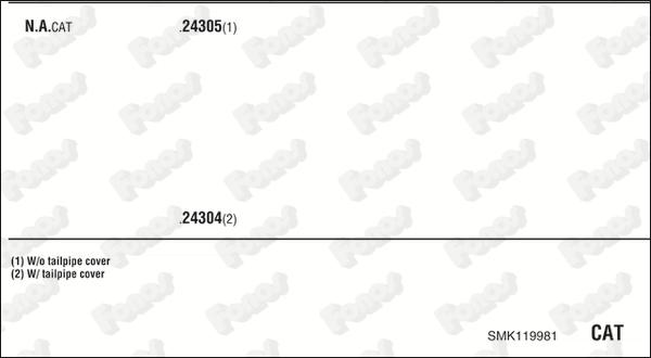 Fonos SMK119981 - Система випуску ОГ autocars.com.ua