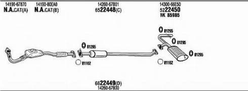 Fonos SU10117 - Система випуску ОГ autocars.com.ua